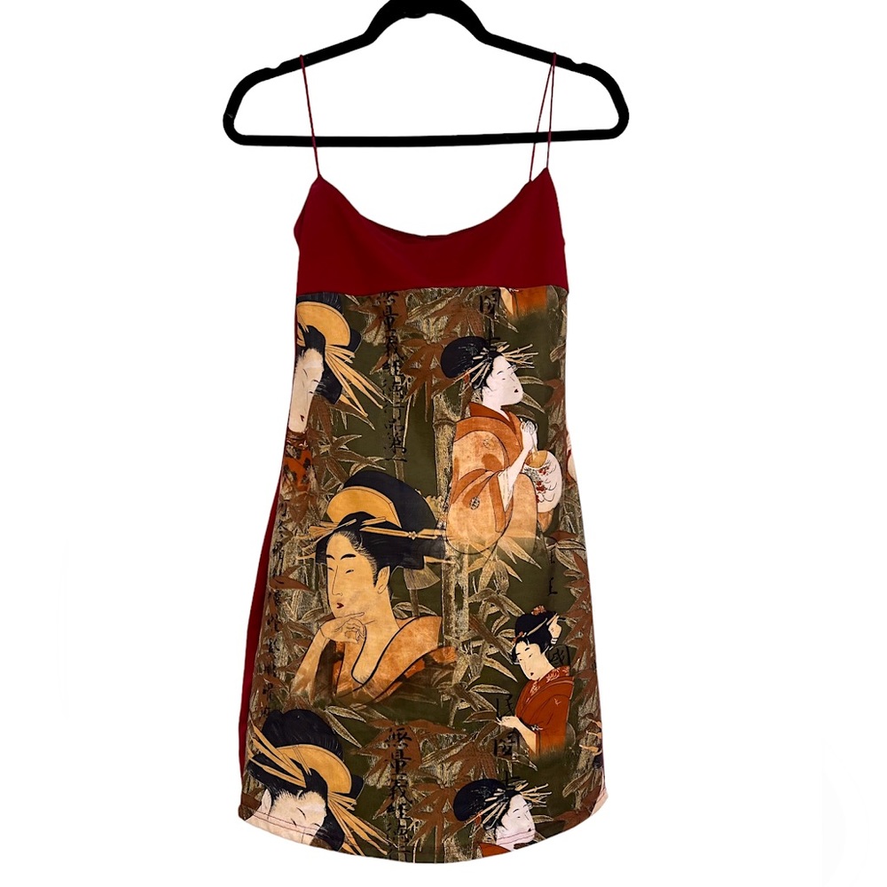 🧧True vintage strappy geisha dress🐲